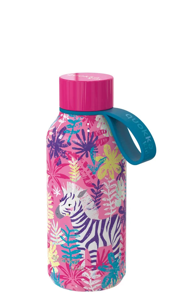 QUOKKA KIDS SOLIDE GEÏSOLEERDE FLES MET HANGER 330 ML